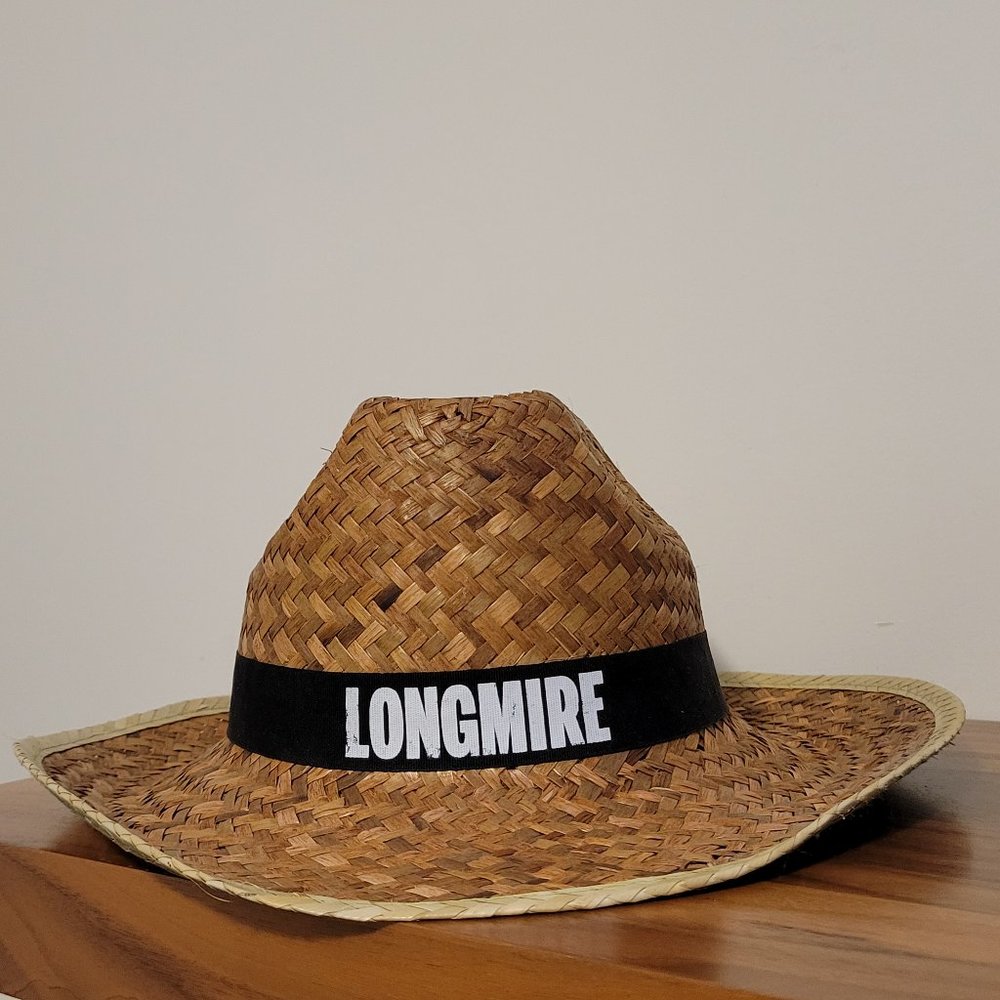 Longmire A&E TV Series Western Cowboy Sheriff 100% Straw Hat RARE